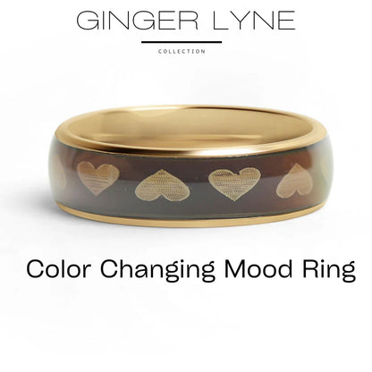6mmColorChangingWeddingBandforWomenorMenMoodRing6mmGoldStainlessSteelGingerLyneCollection_Gold-2