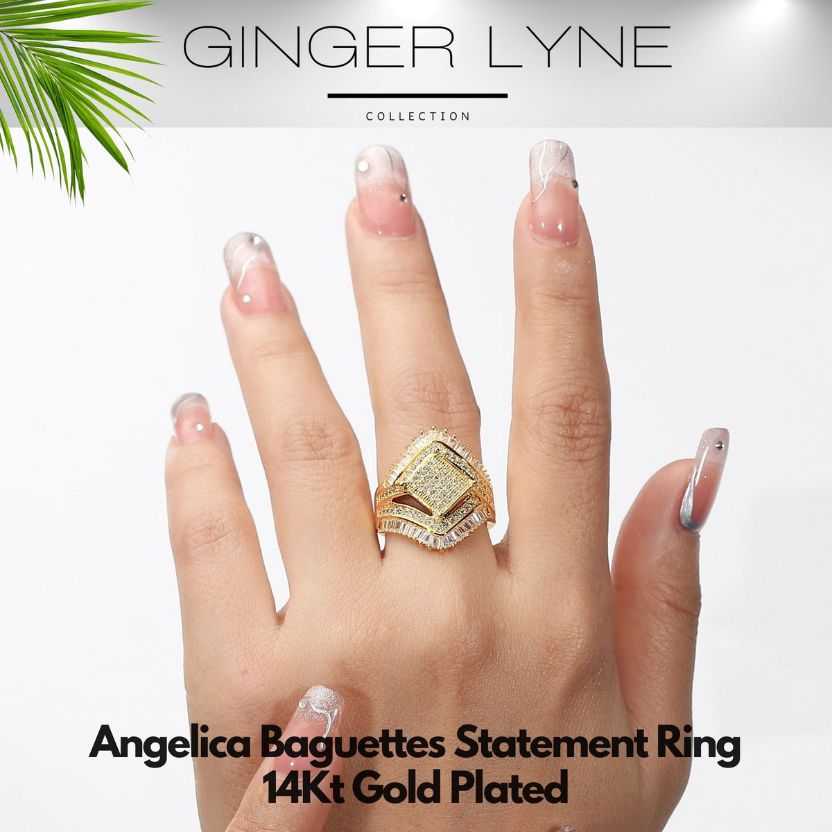 AngelicaBaguetteStatementRingforWomenGoldPlatedBaguetteCzGingerLyneCollection_Gold-4