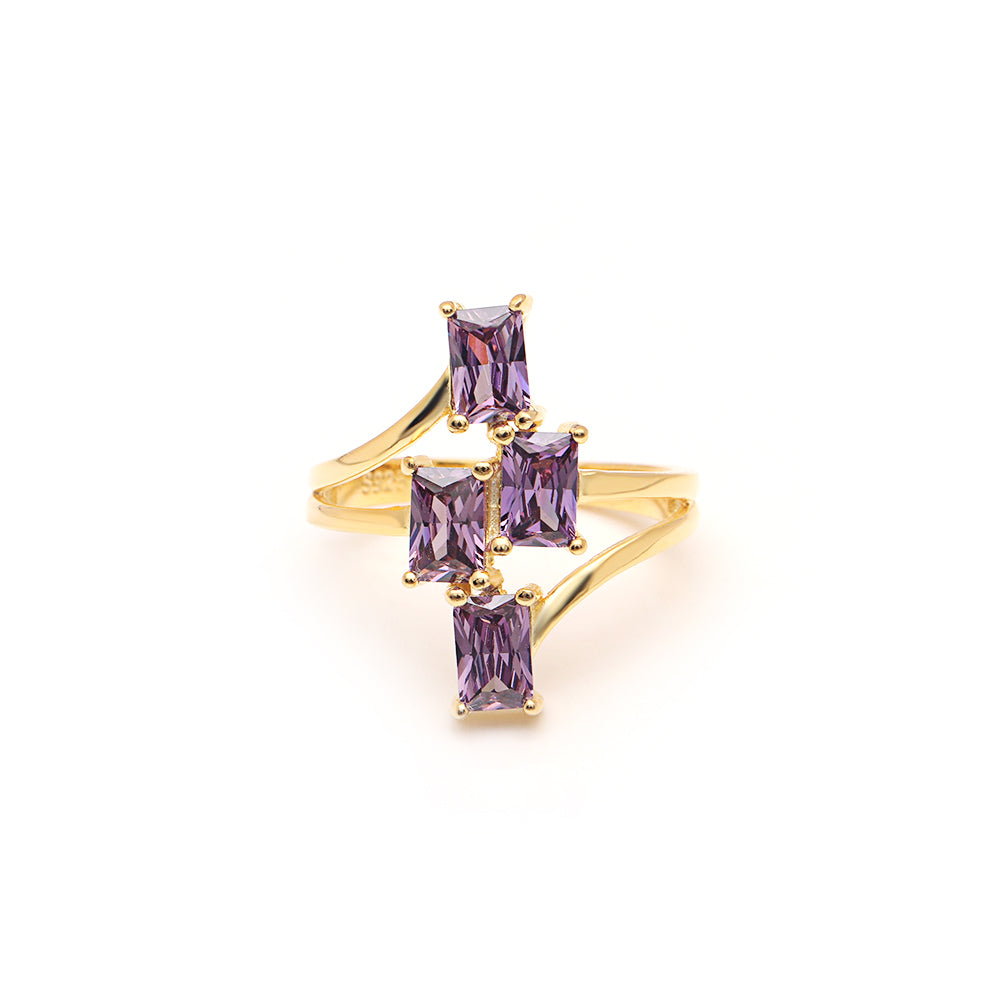 TianaStatementRingPurpleCzGoldSterlingSilverWomensGingerLyneCollection_Purple-2