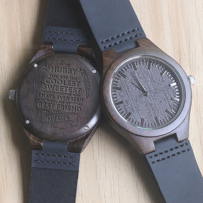 HusbandWatchBrownWoodgrainBlackLeatherBandMensGingerLyneCollection_Brown-3