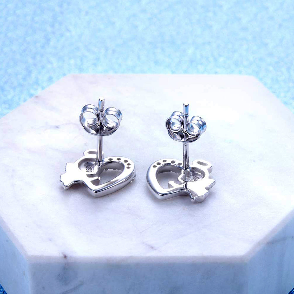 AngelHeartStudEarringsforWomenSterlingSilverCubicZirconiaGingerLyneCollection_Silver-4