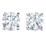 Load image into Gallery viewer, Amore Stud Earrings 4Ctw Womens Moissanite Sterling Silver Ginger Lyne Collection - 4 Carat
