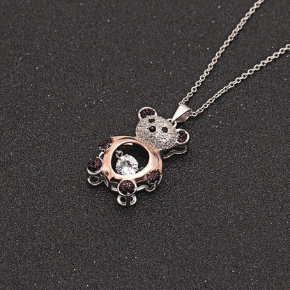 PandaBearNecklaceforWomenSwingStoneSterlingSilverCzGingerLyneCollection_Silver-2