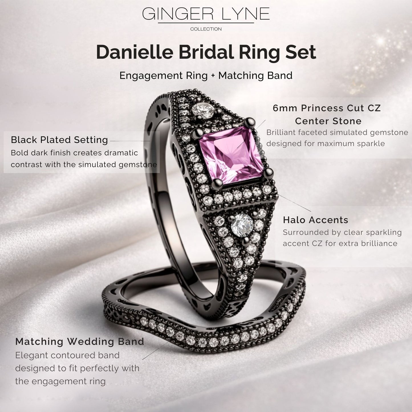 DanielleWeddingRingSetforWomenCZBlackEngagementGingerLyneCollection_Pink-4