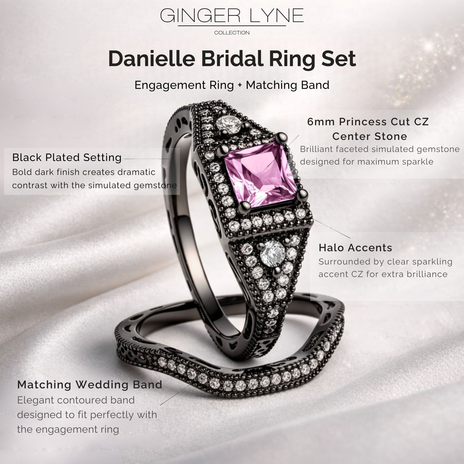 DanielleWeddingRingSetforWomenCZBlackEngagementGingerLyneCollection_Pink-4