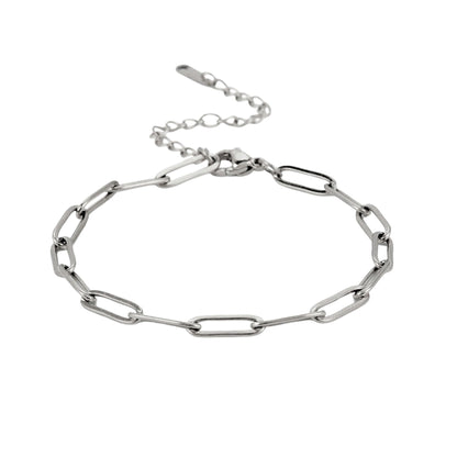 PaperclipChainNecklaceorBraceletforWomenorMenStainlessSteelGingerLyneCollection_Gold-4