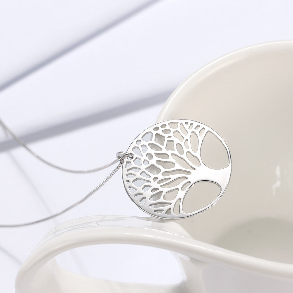 Tree of Life Necklace for Women Sterling Silver Family Tree Pendant for Mom or Grandma Ginger Lyne