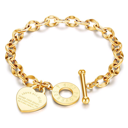 ReligiousCrossBraceletbyGingerLyneAdjustableStainlessSteelChainSilverorGoldFinish_Gold-1