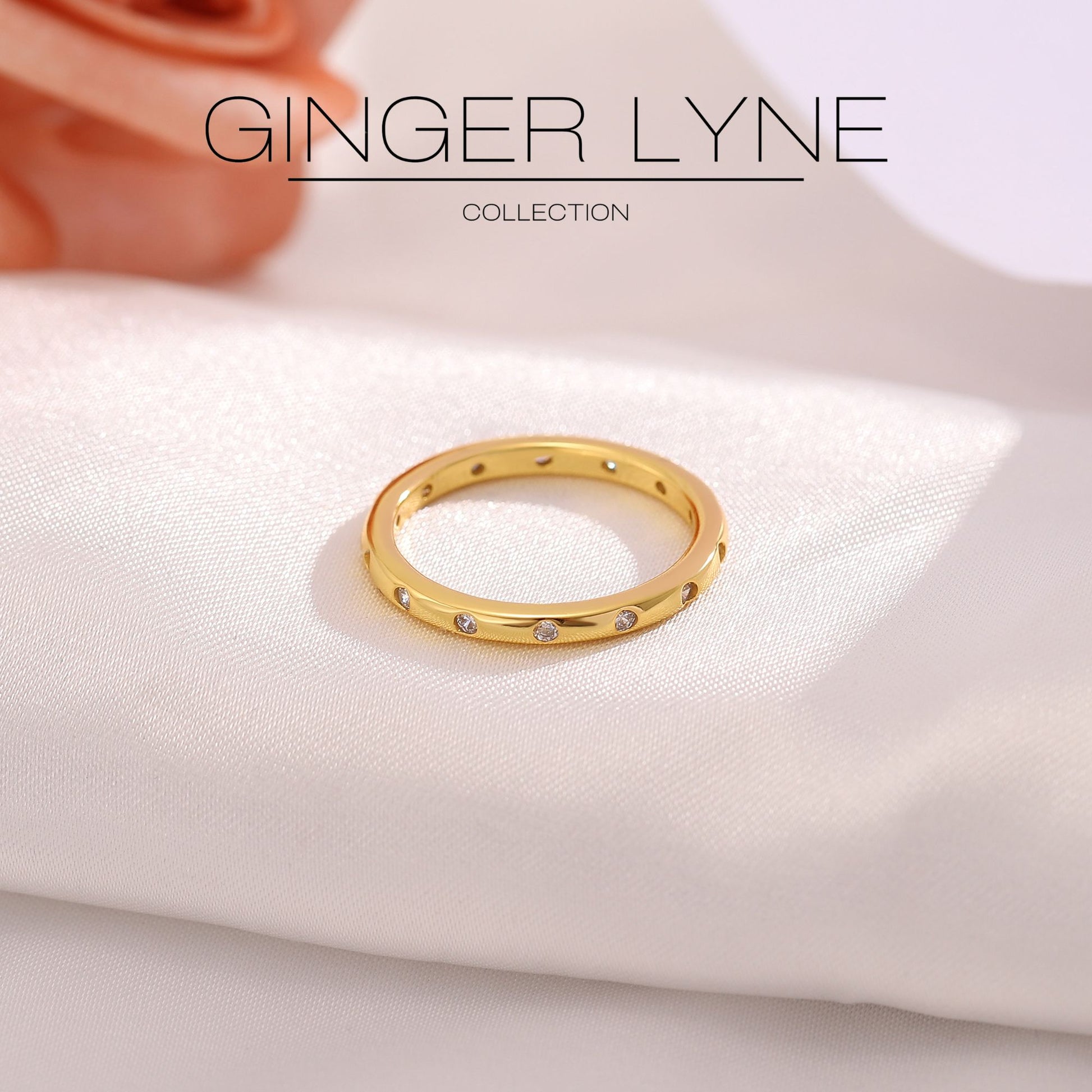 CelestaEternityRingsforWomenStackableWeddingBandsCZ2mmSterlingSilverGingerLyne_Gold-2