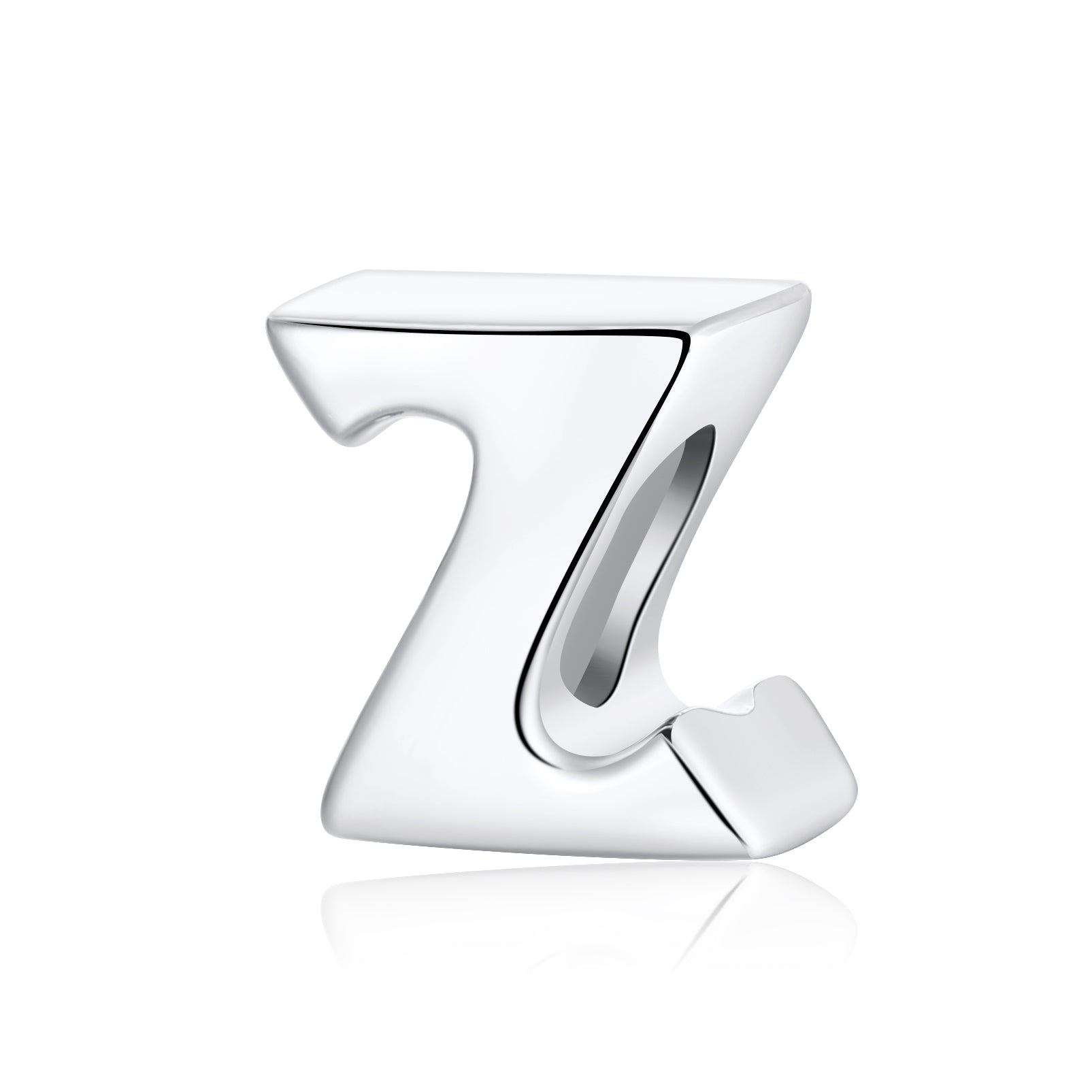 Initial Letter Charms for Women Bracelet Sterling Silver  Ginger Lyne Collection - Z