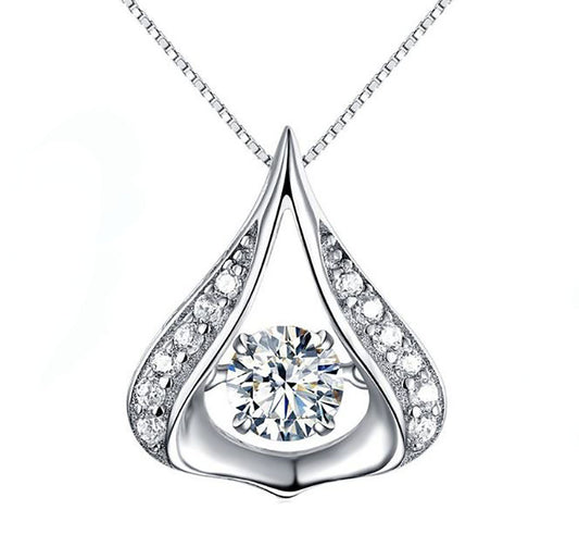 CatrinaPendantNecklaceCubicZirconiaBoxChainWomenGingerLyneCollection_Silver-1