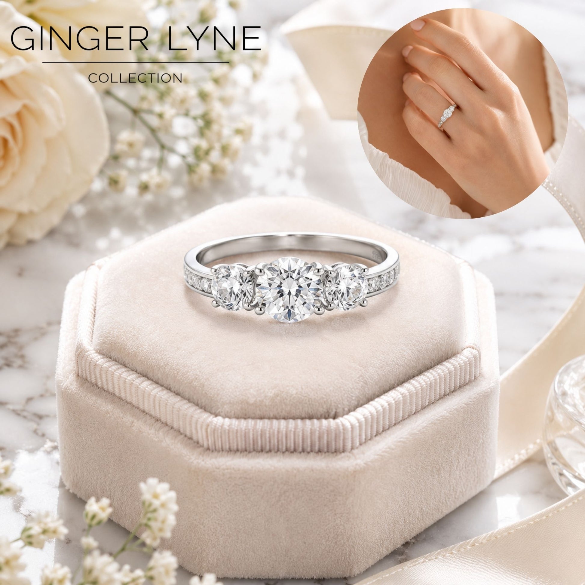 AnastasiaEngagementRingSterlingSilver3StoneWeddingGingerLyneCollection_Silver-2