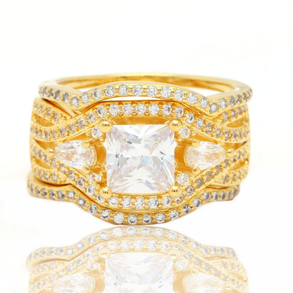 PatWeddingRingSetforWomen3pcCzGoldPlEngagementMatchingBandsGingerLyneCollection_Gold-2