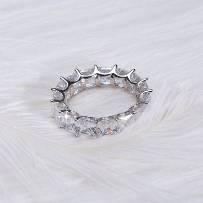 EternityWeddingBandRingforWomenPrincessCzSterlingSilverGingerLyneCollection_Clear-4