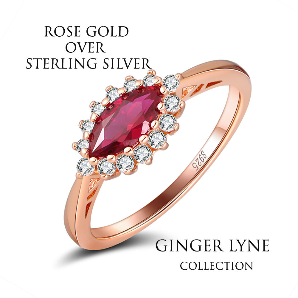 EngagementRingforWomenMarquiseRedCuRoseGoldSterlingSilverGingerLyneCollection_Red-3