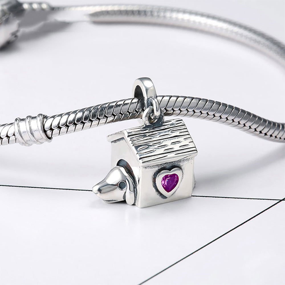 DogPuppyCharmEuropeanBeadCZSterlingSilverGingerLyneCollection_Silver-3