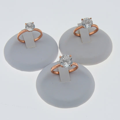 AmoreEngagementRingWomen1,2or3CtTopazSterlingGingerLyneCollection_Rose1Carat-5
