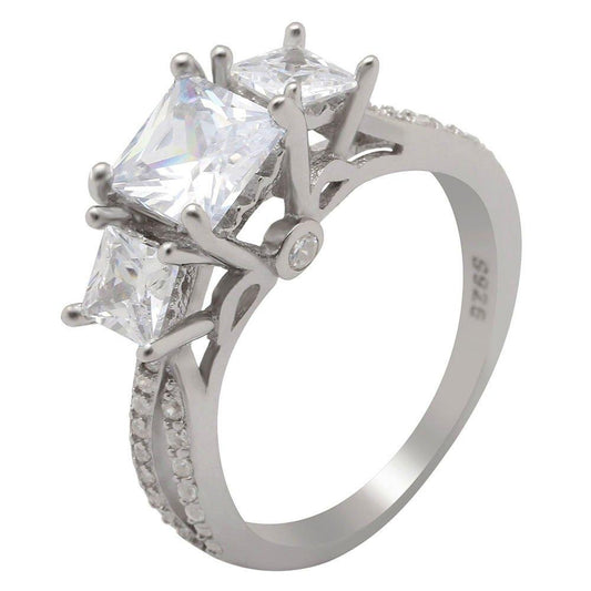 KimEngagementRingSterlingSilverPrincessCzWomensGingerLyneCollection_Silver-1
