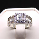 Load image into Gallery viewer, Gemma Princess Cut CZ Engagement Ring Womens Ginger Lyne Collection 9

