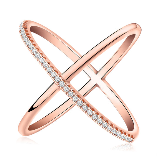 InfinityRingforWomenandGirlsCrisscrossMicroPaveCzGoldPlatedGingerLyneCollection_Rose-1