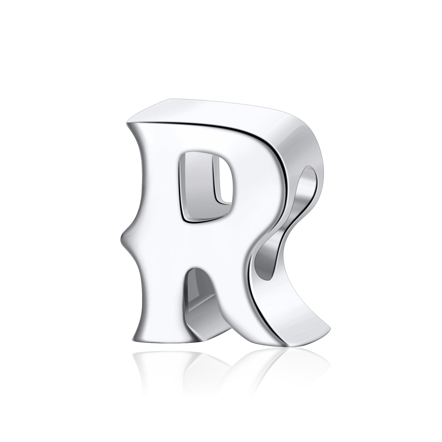 Initial Letter Charms for Women Bracelet Sterling Silver  Ginger Lyne Collection - R