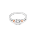 Load image into Gallery viewer, Valentina Engagement Ring Solitaire Cz Sterling Silver Womens Ginger Lyne Size 6 - 6
