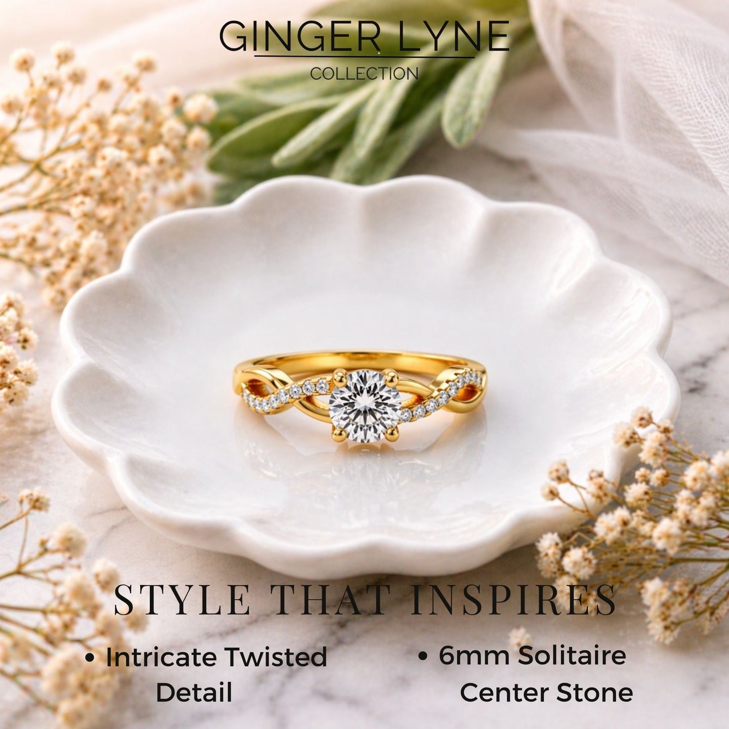 QueenaSolitaireEngagementRingforWomenSterlingSilverCZGingerLyneCollection_14KTGoldOverSilver-2
