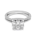 Load image into Gallery viewer, Savannah Bridal Set Sterling Silver Cz Ring Band Womens Ginger Lyne Collection - 6
