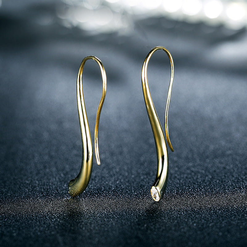FishHookDropEarringsforWomenCubicZirconiaGingerLyneCollection_Gold-3