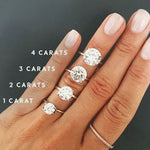 Load image into Gallery viewer, Amore Engagement Ring Women Solitaire  Moissanite Sterling Silver Ginger Lyne Collection
