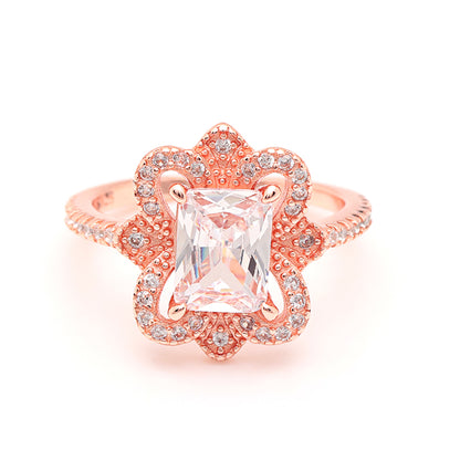 KelseyEngagementRingSterlingSilverEmeraldCzWomensGingerLyneCollection_RoseGold-6