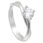 Load image into Gallery viewer, Aurora Engagement Ring Women Cubic Zirconia Sterling Silver Ginger Lyne Collection - 10
