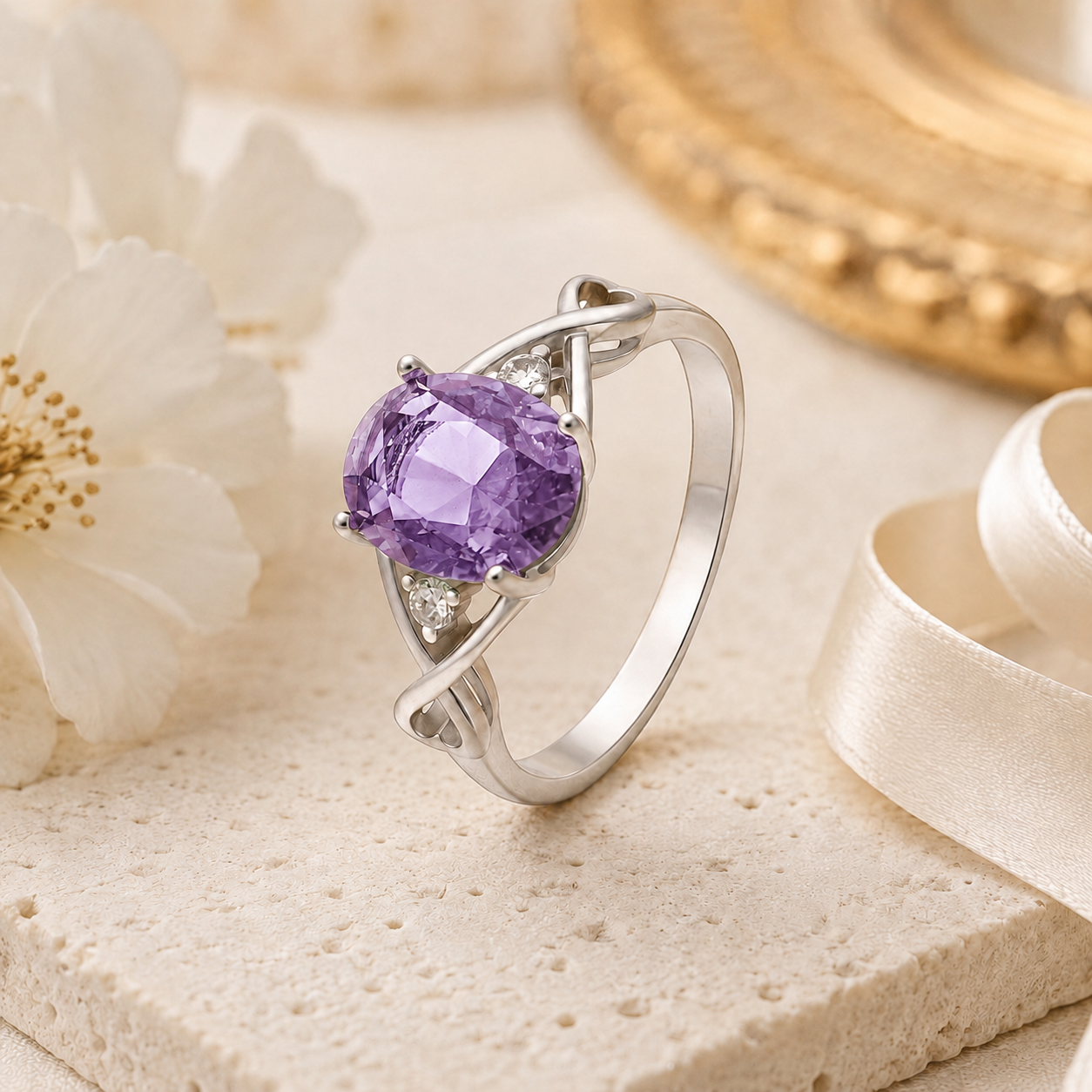 BirthstoneEngagementRingforWomenbyGingerLyneSterlingSilverCubicZirconia_Purple-5