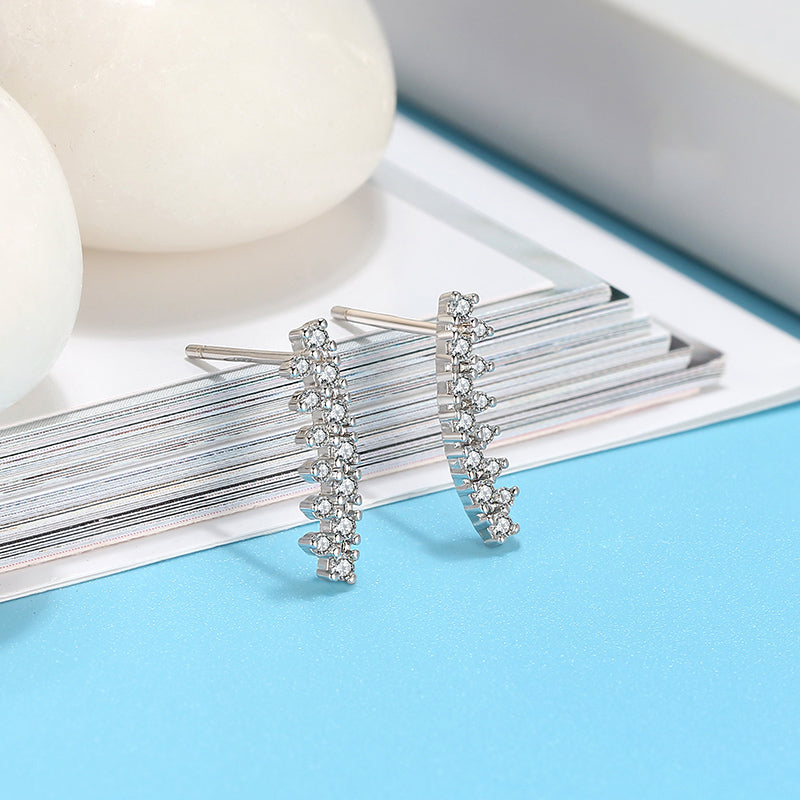 CurveBarEarringsforWomenEarWrapSterlingSilverCzGingerLyneCollection_Silver-6