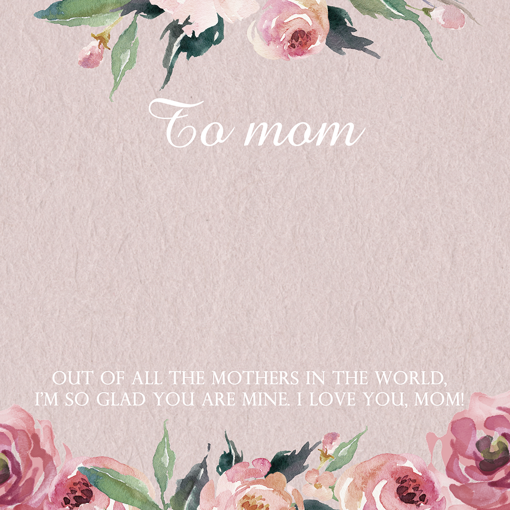 Mom Greeting Card Sterling Silver Linked Hearts Necklace Women Ginger Lyne Collection - 186 - Mom-186