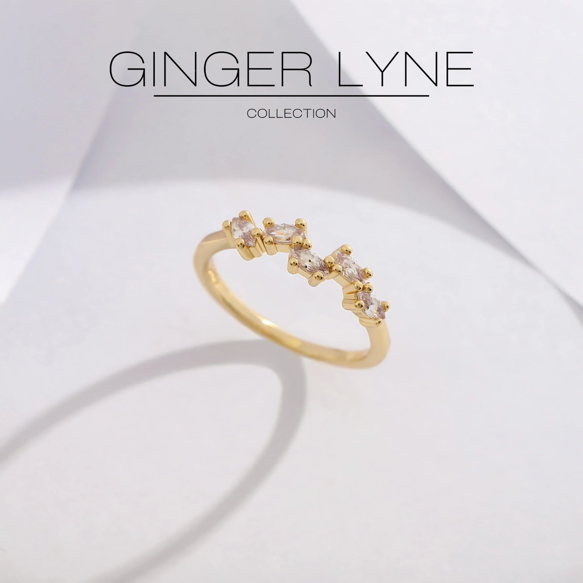 MarisHalfEternityRingforWomenSterlingSilverCZAnniversaryWeddingBandStackablebyGingerLyne_Gold-6