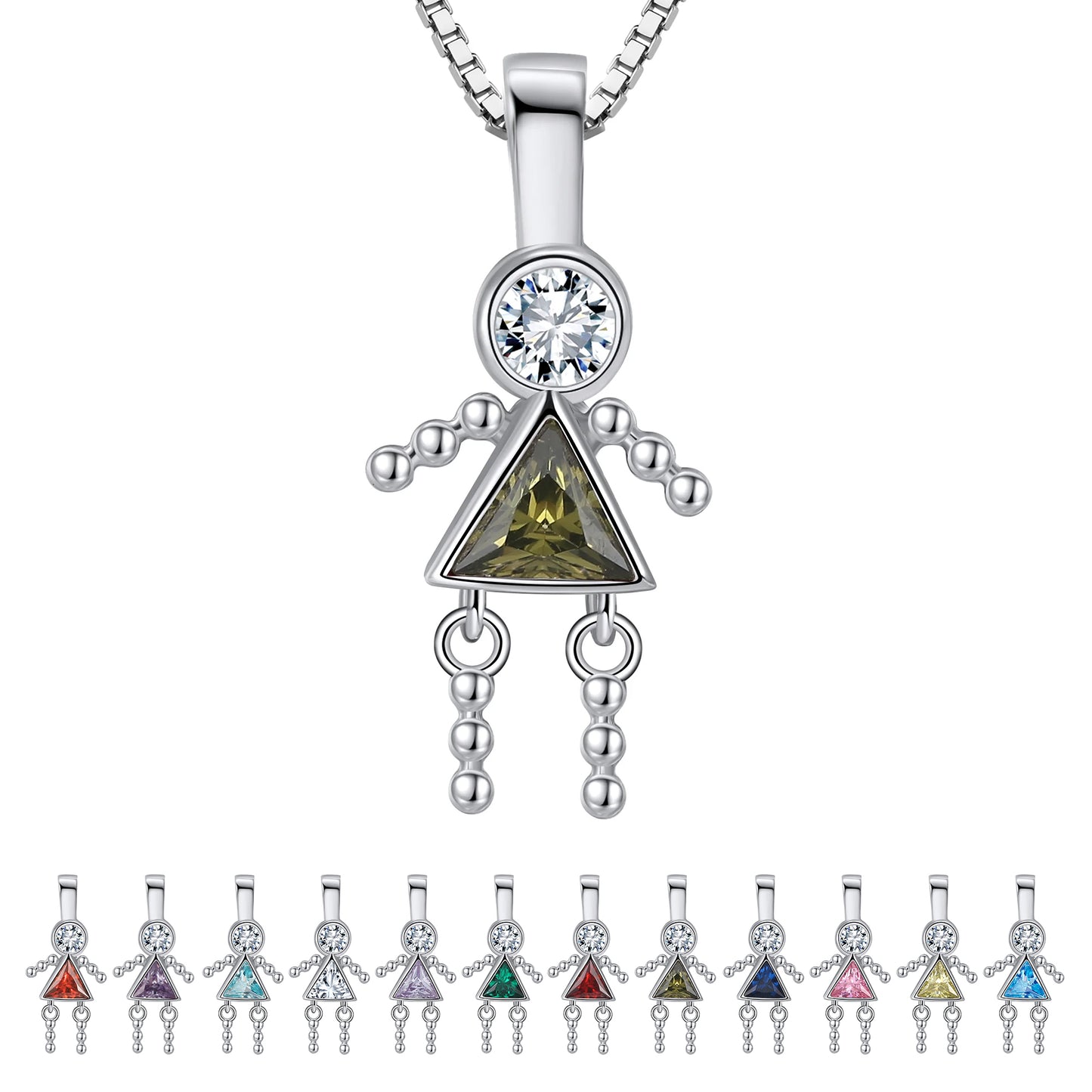 BirthstonePendantNecklaceforGirlMomorGrandmabyGingerLyneSterlingSilverCZFamilyBirthdayCharm_GirlAugust-1