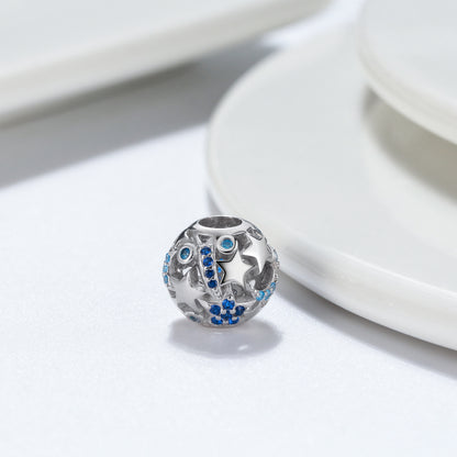 MoonsandStarsCharmEuropeanBeadCZSterlingSilverGingerLyneCollection_Blue-2