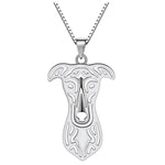 Load image into Gallery viewer, Greyhound Dog Pendant Necklace for Women and Girls Silver Plated Girls Womens Ginger Lyne Collection

