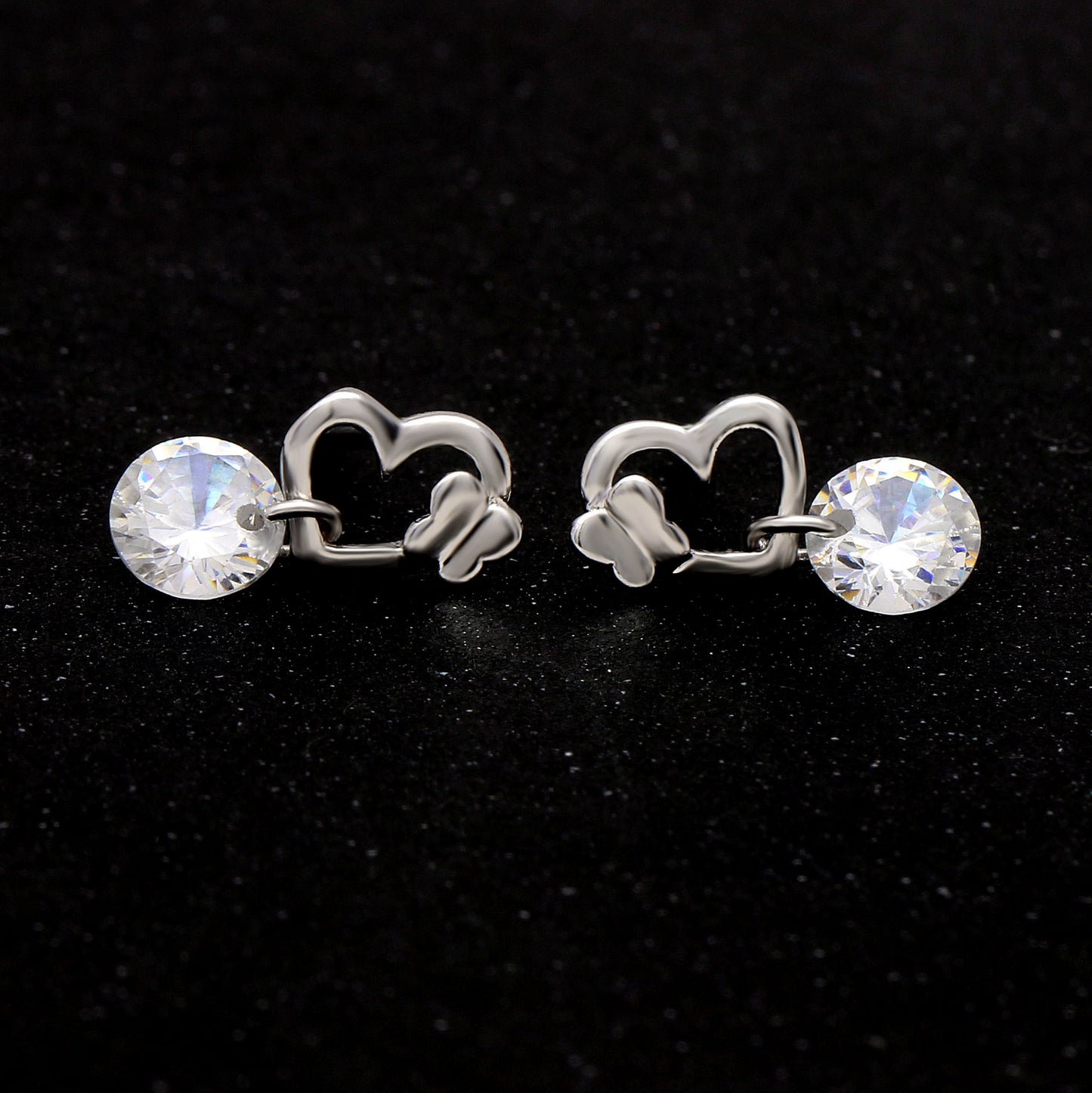 ButterflywithDrillDangleCZEarringsforWomenGingerLyneCollection_Silver-4