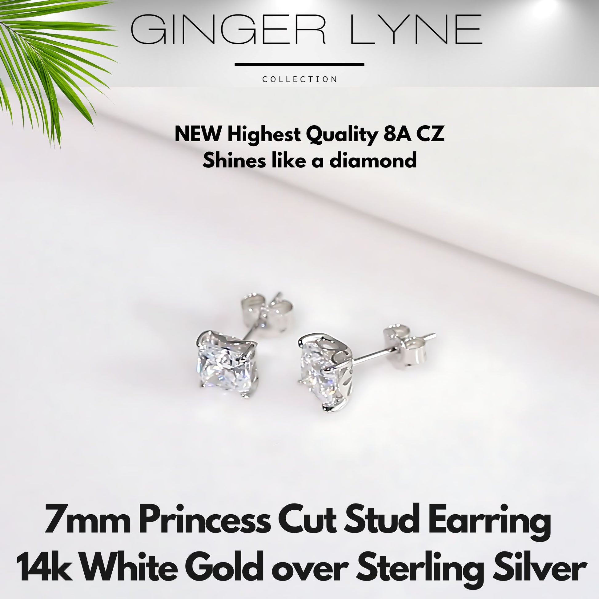 PrincessCutStudEarringsforWomen2.5ctSimulatedDiamondSterlingSilverGingerLyne_PrincessStud-3