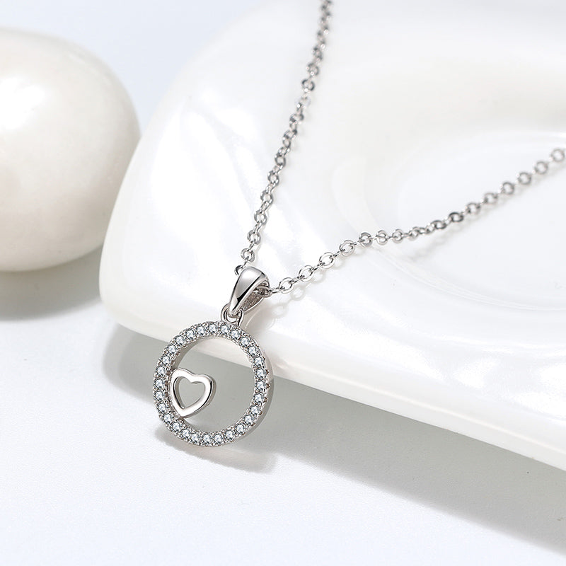 CircleHeartPendantNecklaceforWomenSterlingSilverCzGingerLyneCollection_Silver-2
