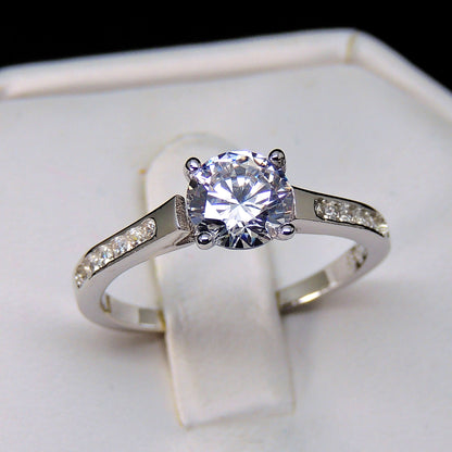 VictoriaEngagementRingSterlingSilverSolitaireWomensGingerLyneCollection_Eng.Ring/Silver-4