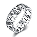 Load image into Gallery viewer, Wendy Eternity Wedding Band Ring Sterling Silver Cz Womens Ginger Lyne Collection - 6

