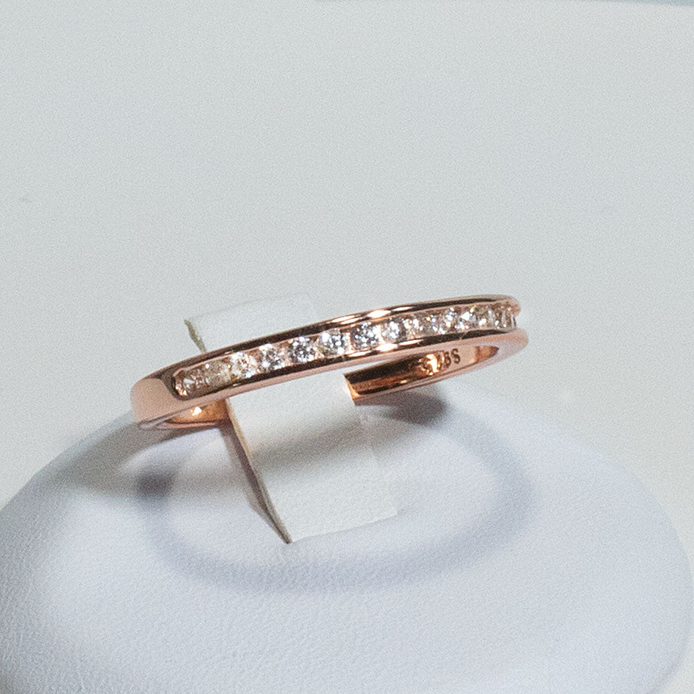 VictoriaAnniversaryBandRingRoseSterlingSilverCzWomensGingerLyneCollection_RoseGold/Silver-2