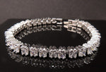 Load image into Gallery viewer, Gemma Emerald Cut Cz Tennis Bracelet Womens Ginger Lyne Collection
