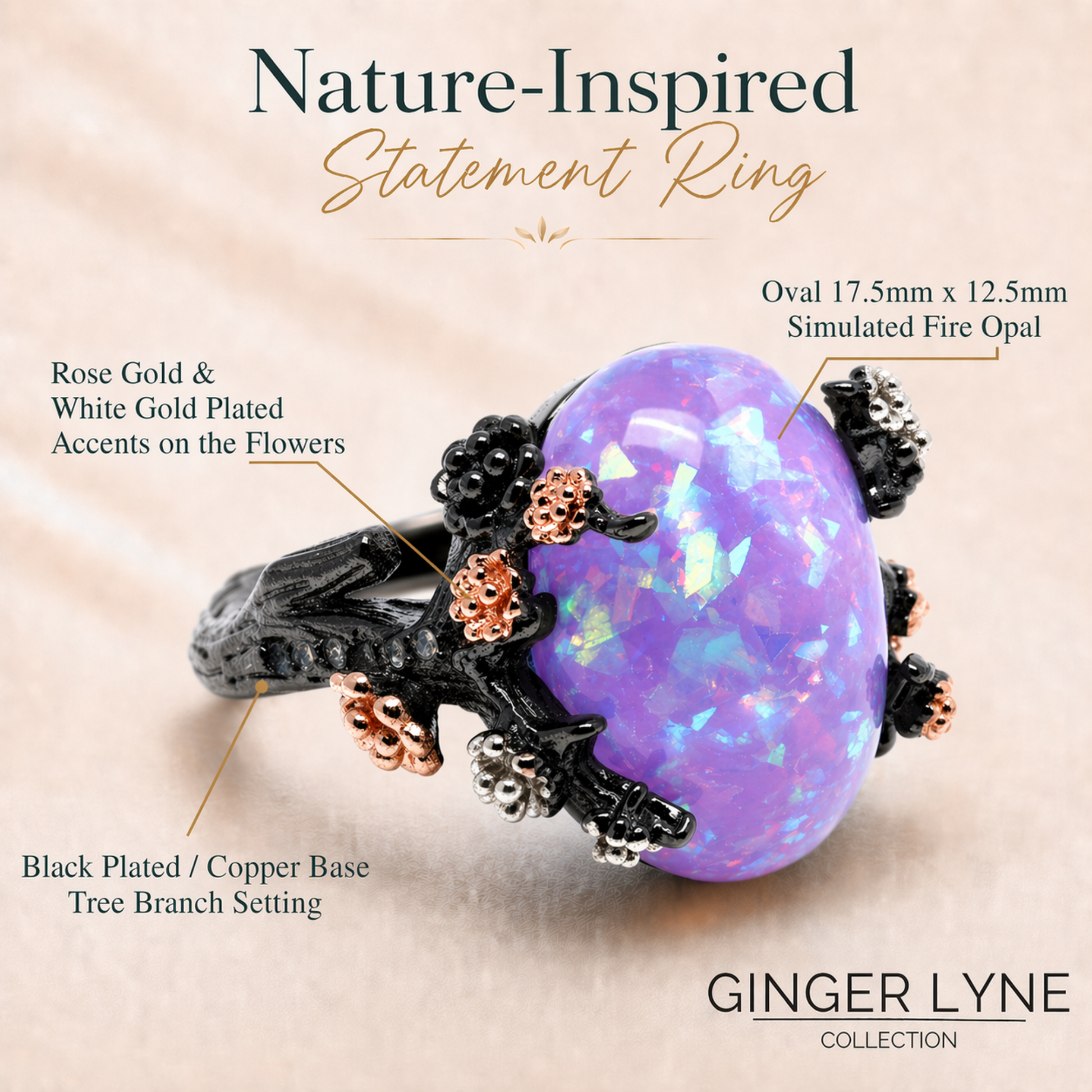 HenriettaBlackTreeBranchGothicInspiredFireOpalEngagementRingforWomenbyGingerLyne_Purple-2
