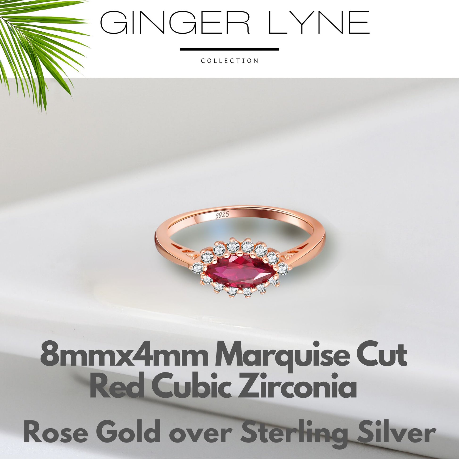 EngagementRingforWomenMarquiseRedCuRoseGoldSterlingSilverGingerLyneCollection_Red-2