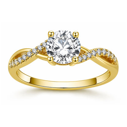 QueenaSolitaireEngagementRingforWomenSterlingSilverCZGingerLyneCollection_14KTGoldOverSilver-1