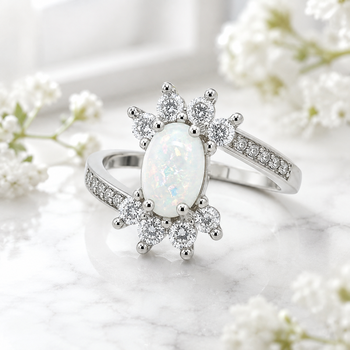 ZaireStatementRingCreatedFireOpalClearCZWomensGingerLyneCollection_Silver-2